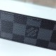 Replicas Louis Vuitton Cinturón de iniciales Damier Graphite M9808S Baratos Imitacion