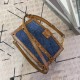 Replicas Louis Vuitton Trunk Clutch Malletage Denim M55047 Baratos Imitacion