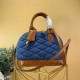 Replicas Louis Vuitton Alma BB Bolso Malletage Denim M55048 Baratos Imitacion