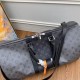 Replicas Louis Vuitton Keepall Bandouliere 50 Monogram Eclipse M45392 Baratos Imitacion