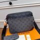 Replicas Louis Vuitton Trio Messenger bag Monogram Eclipse Canvas m69443 Baratos Imitacion