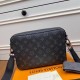 Replicas Louis Vuitton Trio Messenger bag Monogram Eclipse Canvas m69443 Baratos Imitacion