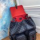 Replicas Louis Vuitton Mochila Utility Damier Graphite N40279 Baratos Imitacion