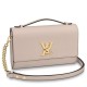 Replicas Louis Vuitton Bolsos Embrague Lockme M56087 Greige Baratos Imitacion