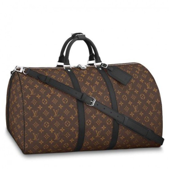 Replicas Louis Vuitton Bolsos Keepall Bandouliere 55 Monogram Macassar M56714 Baratos Imitacion