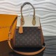 Replicas Louis Vuitton Fold Tote MM Monogram Piel de becerro M45376 Baratos Imitacion