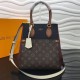 Replicas Louis Vuitton Bolsos Fold Tote MM Monogram Piel de becerro M45409 Baratos Imitacion