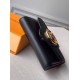 Replicas Louis Vuitton LV Pont 9 Compact Cartera M69175 Negro Baratos Imitacion