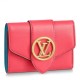 Replicas Louis Vuitton Bolsos Dahlia LV Pont 9 Cartera compacta M69177 Rosa Baratos Imitacion