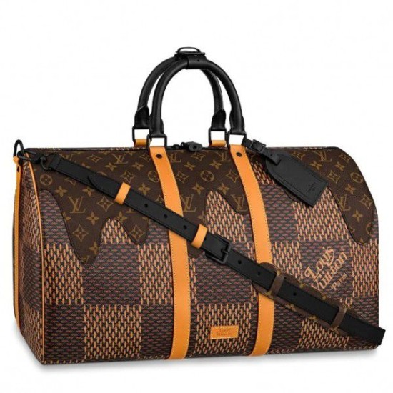 Replicas Louis Vuitton LV2 Keepall Bandouliere 50 Bolsa N40360 Baratos Imitacion