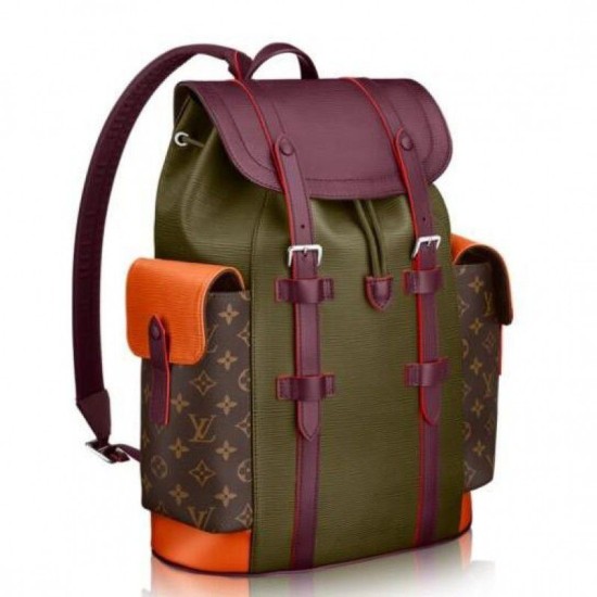 Replicas Louis Vuitton Christopher PM Mochila Epi Cuero M53425 Baratos Imitacion