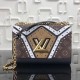 Replicas Louis Vuitton Twist MM Monogram Reverse M44214 Baratos Imitacion