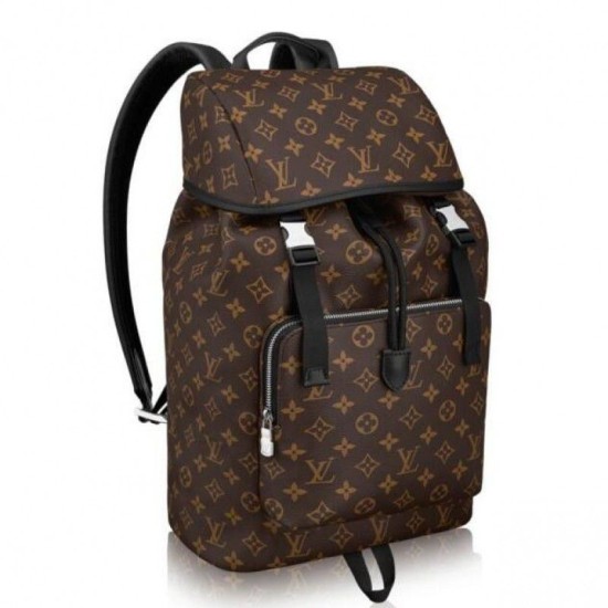 Replicas Louis Vuitton Zack Mochila Monogram Macassar M43422 Hombre Baratos Imitacion