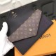 Replicas Louis Vuitton Double V Billetera Taurillon Cuero M64319 Baratos Imitacion