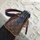 Replicas Louis Vuitton Monogram Canvas Tuileries Marine Bordeaux M43439 Baratos Imitacion