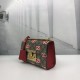 Replicas Bolso de hombro pequeño Gucci Padlock con estampado de manzana GG 409487 Baratos Imitacion