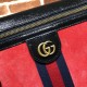 Replicas Bolso de hombro Gucci GG Supreme Saddle 523658 rojo Baratos Imitacion