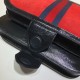 Replicas Bolso de hombro Gucci GG Supreme Saddle 523658 rojo Baratos Imitacion