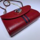 Replicas Bolso de hombro pequeño Gucci Rajah 570145 rojo Baratos Imitacion