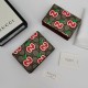 Replicas Cartera Gucci Card Case con estampado de manzanas GG 624641 Baratos Imitacion