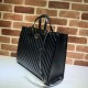 Replicas Bolso tote mediano Gucci GG Marmont 627332 negro Baratos Imitacion