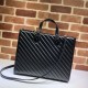 Replicas Bolso tote mediano Gucci GG Marmont 627332 negro Baratos Imitacion