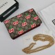 Replicas Tarjetero Gucci Chain con estampado de manzana GG 634275 Baratos Imitacion