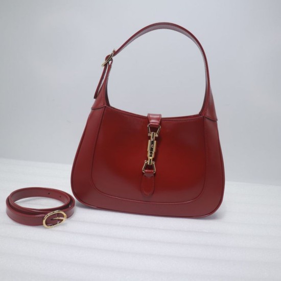 Replicas Gucci Jackie 1961 Bolso hobo pequeño 636709 Rojo Baratos Imitacion