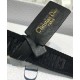 Replicas Christian Dior Mujeres Saddle Nylon Belt Negro Baratos Imitacion