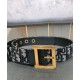 Replicas Christian Dior Mujer Diorquake Dior Oblique Belt Dark Blue Baratos Imitacion