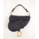 Replicas Christian Dior Saddle Bag M0446 Negro Baratos Imitacion