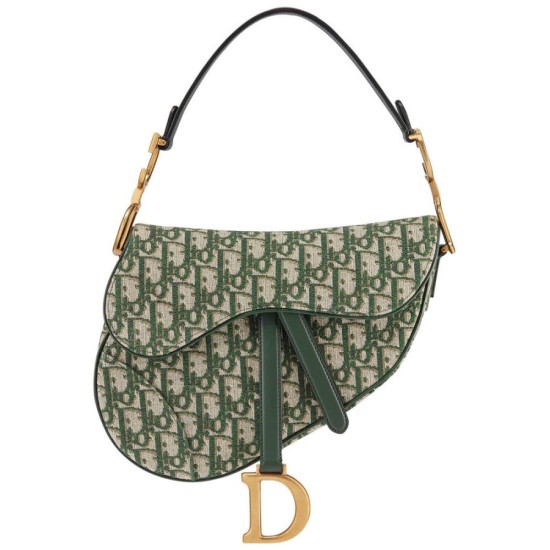 Replicas Bolsa Saddle Christian Dior M0446 Verde Baratos Imitacion