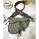 Replicas Bolsa Saddle Christian Dior M0446 Verde Baratos Imitacion