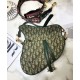 Replicas Bolsa Saddle Christian Dior M0446 Verde Baratos Imitacion