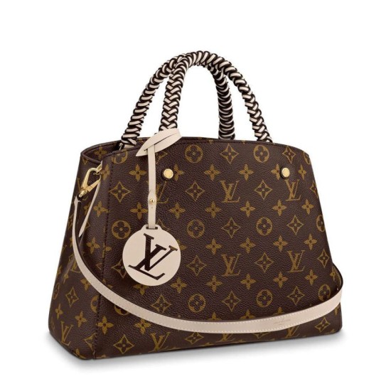 Replicas Louis Vuitton Montaigne MM M45310 Marrón Baratos Imitacion