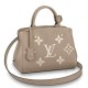 Replicas Louis Vuitton Bolso BB Montaigne en cuero gris Tourterelle M45489 Baratos Imitacion