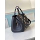 Replicas Louis Vuitton Bolso Montaigne MM en cuero negro M45499 Baratos Imitacion