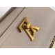 Replicas Louis Vuitton Bolso Lockme Chain PM en cuero Griege M57072 Baratos Imitacion