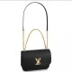 Replicas Louis Vuitton Bolso Lockme Chain PM en cuero verde M57073 Baratos Imitacion