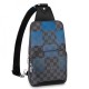 Replicas Louis Vuitton Avenue Sling Bag Damier Graphite Giant N40404 Baratos Imitacion