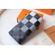 Replicas Louis Vuitton Brazza Cartera Damier Graphite Giant N40415 Baratos Imitacion