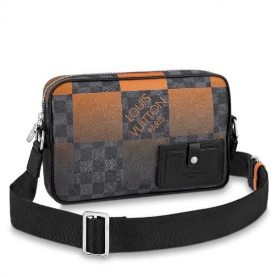 Replicas Louis Vuitton Alpha Messenger Damier Graphite Giant N40421 Baratos Imitacion