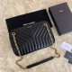 Replicas YSL Saint Laurent Joan Camera Bag Negro Baratos Imitacion