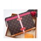 Replicas Louis Vuitton Bolsa de aseo 26 M43614 Marrón Baratos Imitacion