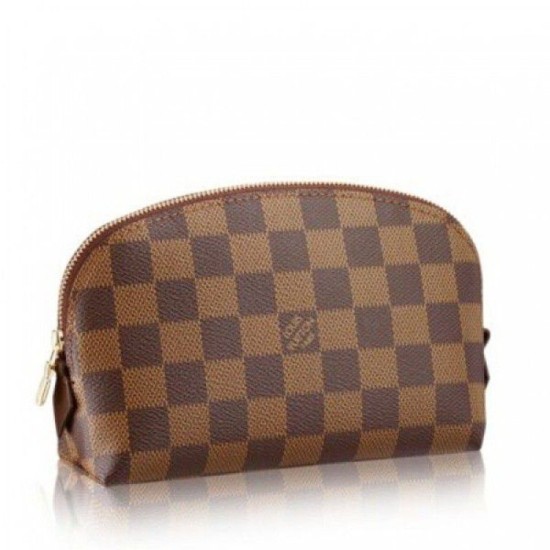 Replicas Louis Vuitton Bolsa de cosméticos Damier Ebene N47516 Baratos Imitacion