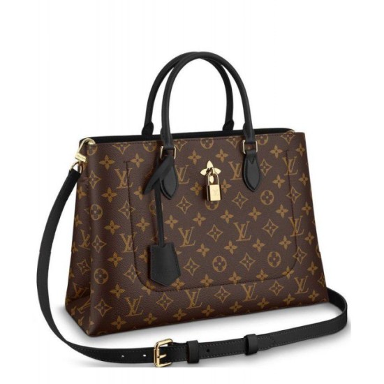 Replicas Louis Vuitton Bolso de lona Monogram Canvas M43550 Negro Baratos Imitacion