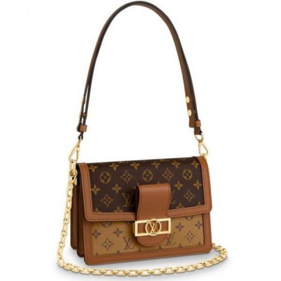 Replicas Louis Vuitton Bolso Dauphine Monogram Piel de becerro M44391 Baratos Imitacion