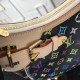 Replicas Louis Vuitton Bolso Monogram Multicolor Greta Blanco M40196 Baratos Imitacion