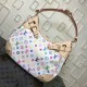 Replicas Louis Vuitton Bolso Monogram Multicolor Greta Blanco M40197 Baratos Imitacion