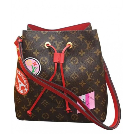 Replicas Louis Vuitton Bolso Neonoe Cubo Rojo Baratos Imitacion